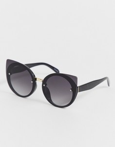 Черные солнцезащитные очки кошачий глаз ALDO - Черный