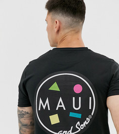 Футболка с логотипом Maui and Sons - Cookie - Черный