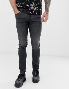 Черные выбеленные джинсы скинни Voi Jeans - Черный