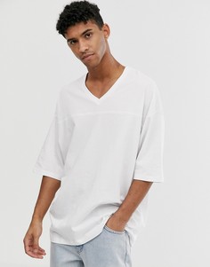 Белая oversize-футболка ASOS DESIGN - Белый