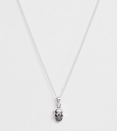 Серебряное ожерелье с черепом Kingsley Ryan - Серебряный