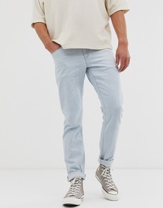 Светло-синие выбеленные джинсы слим ASOS DESIGN - Синий