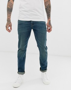Темные узкие джинсы ASOS DESIGN - Синий