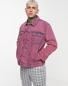 Розовая oversize-куртка в стиле вестерн ASOS DESIGN - Красный