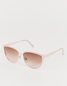 Круглые розовые солнцезащитные очки AJ Morgan - Розовый