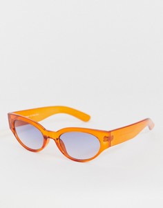 Оранжевые круглые солнцезащитные очки AJ Morgan - Оранжевый