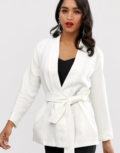 Куртка-кимоно с поясом Closet - Белый
