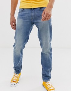 Суженные книзу выбеленные синие джинсы ASOS DESIGN - Синий