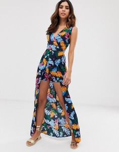 Платье с шортами AX Paris - Темно-синий