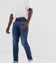 Темно-синие джинсы слим ASOS DESIGN Tall - Синий