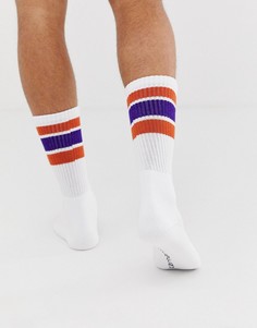 Белые носки с оранжевыми полосками Carhartt WIP Grant - Белый