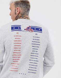 Свитшот с принтом ASOS DESIGN - Белый