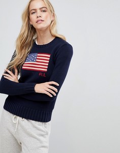 Джемпер с логотипом Polo Ralph Lauren - Кремовый