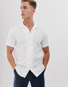 Рубашка из сертифицированного BCI 100% хлопка Selected Homme - cuban - Белый