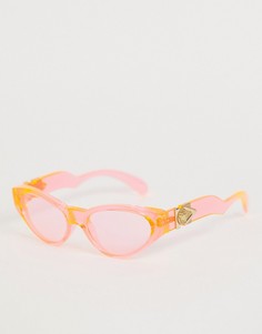 Солнцезащитные очки кошачий глаз Versace 0VE4373 - Оранжевый