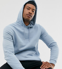 Голубой худи ASOS DESIGN Tall - Синий