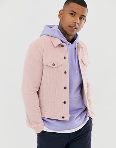 Розовая вельветовая куртка в стиле вестерн ASOS DESIGN - Розовый