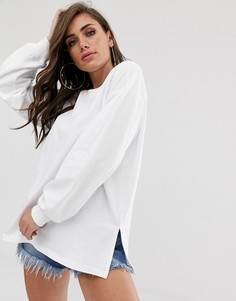Белый легкий oversize-свитшот ASOS DESIGN - Белый
