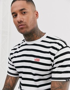 Белая футболка в полоску с логотипом Vans эксклюзивно для ASOS - Мульти
