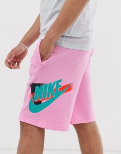 Розовые фестивальные шорты Nike - Розовый