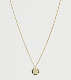 Ожерелье с подвеской из позолоченного серебра DesignB - Золотой