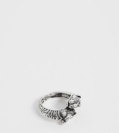 Серебристое кольцо с головой дракона DesignB - Серебряный