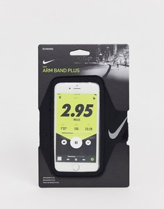 Черный чехол для телефона на предплечье Nike Running Plus - Черный