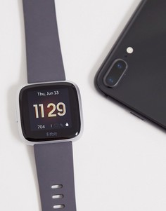 Смарт-часы с темно-серым ремешком Fitbit Versa Lite - Серый