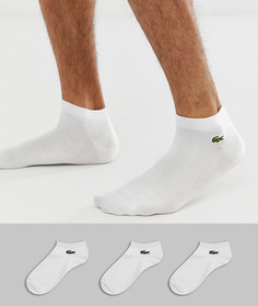 Набор из 3 пар белых спортивных носков Lacoste - Белый