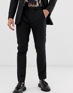 Черные узкие брюки Topman - Черный