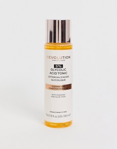 Тоник для лица с 5%гликолевой кислоты Revolution Skincare - 200 мл - Бесцветный