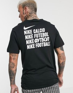 Черная футболка Nike Football - FC wildcard - Черный