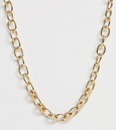 Эксклюзивное золотистое ожерелье-цепочка с искусственным жемчугом Liars & Lovers - Золотой