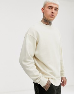 Бежевый oversize-свитшот ASOS DESIGN - Бежевый