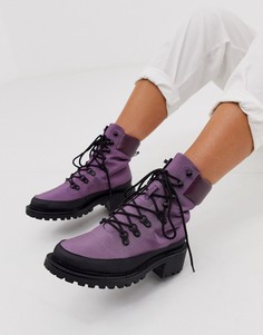 Фиолетовые походные ботинки ASOS DESIGN Alix - Фиолетовый