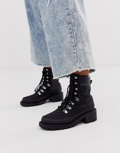 Черные походные ботинки ASOS DESIGN Alix - Черный