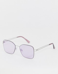 Сиреневые квадратные солнцезащитные очки AJ Morgan - Фиолетовый