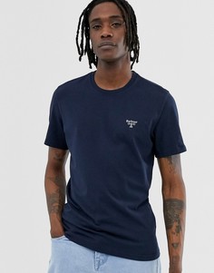 Темно-синяя футболка с маленьким логотипом Barbour Beacon - Темно-синий