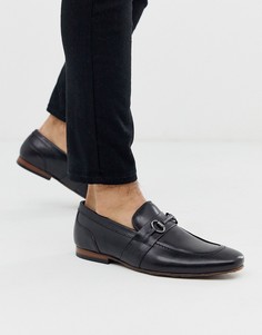 Черные кожаные лоферы Ted Baker - daiser - Черный