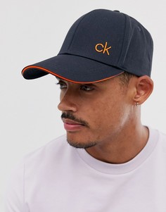 Кепка с контрастной отделкой Calvin Klein - Темно-синий