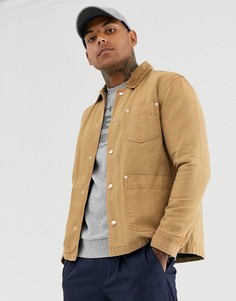 Светло-коричневая парусиновая куртка ASOS DESIGN - Рыжий