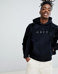 Худи черного цвета Obey Nouvelle - Черный