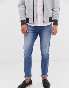 Выбеленные синие джинсы скинни плотностью 12,5 унции ASOS DESIGN - Синий