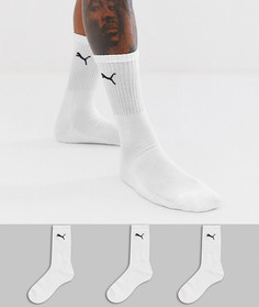 Набор из 3 пар носков белого цвета Puma - Белый