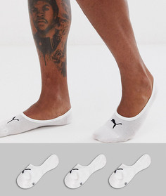 Набор из 3 пар белых носков Puma - Белый