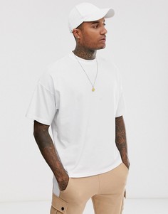 Белая oversize-футболка с круглым вырезом ASOS DESIGN - Белый
