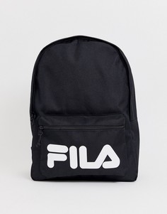 Черный рюкзак с крупным логотипом Fila Verda - Черный