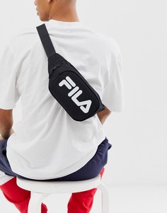 Черная сумка-кошелек на пояс с крупным логотипом Fila Coel - Черный