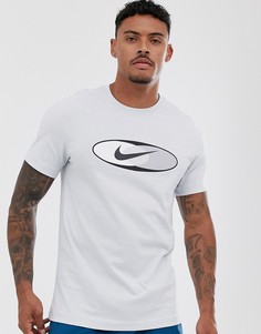 Серая футболка с логотипом Nike Re-Issue - Серый
