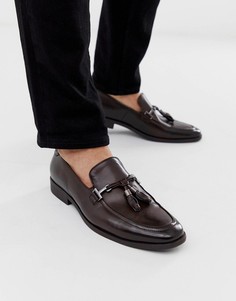 Коричневые лоферы из искусственной кожи с кисточками ASOS DESIGN - Коричневый